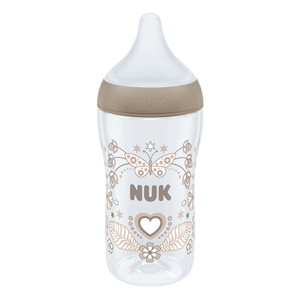 Nuk Perfect Match Μπιμπερό Πλαστικό με Μαλακή Θηλή Σιλικόνης κατά των Κολικών με Έλεγχο Θερμοκρασίας 3m+, 260ml