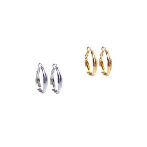 Ro-Ro Accessories Σκουλαρίκια Κρίκος 30mm, Νickel Free, Ε134, 1 ζευγάρι
