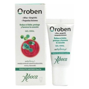 Aboca Oroben Στοματική Γέλη Προστασία & Ανακούφιση από Άφθες, Φλεγμονές & Στοματίτιδα, 15ml