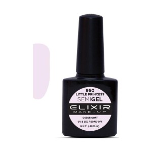 Elixir Make-up Semi Gel Ημιμόνιμο Επαγγελματικό Βερνίκι Νυχιών Νο950 Little Princess, 8ml
