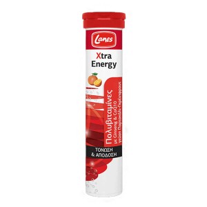 Lanes Πολυβιταμίνες Xtra Energy, 20 αναβρ. ταμπλέτες