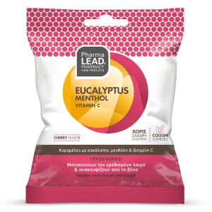 Pharmalead Nutralead Cough Candies Καραμέλες για Παιδιά για Ξηρό Βήχα χωρίς Γλουτένη Κεράσι, 40gr