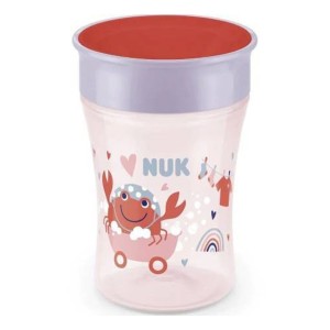 Nuk Evolution Magic Cup Εκπαιδευτικό Ποτηράκι 360° 8m+ Μωβ, 230ml