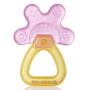 Brush Baby Cool and Calm Teether Ροζ Kαταπραϋντικός Δακτύλιος για την Οδοντοφυΐα, 1τμχ