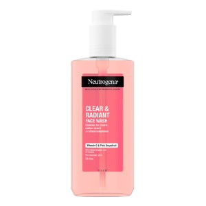 Neutrogena® Clear & Radiant Καθαριστικό Προσώπου Vitamin C & Pink Grapefruit, 200ml