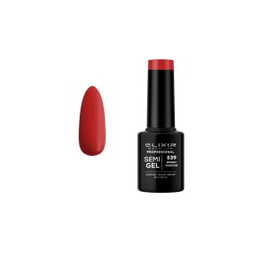 Elixir Make-up Semi Gel Ημιμόνιμο Επαγγελματικό Βερνίκι Νυχιών Νο539 Bright Maroon, 5ml