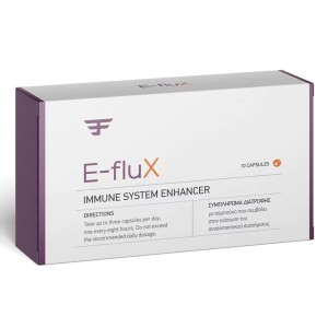 Genomed E-fluX Immune System Προστασία από το Κρυολόγημα & τους Ιούς της Γρίπης, 10caps