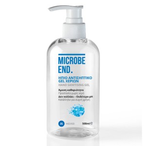Medisei Microbe End Καθαριστικό Gel Χεριών, 500ml