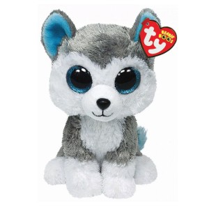 TY Beanie Boo Dog Χνουδωτό Λυκόσκυλο, 1τμχ