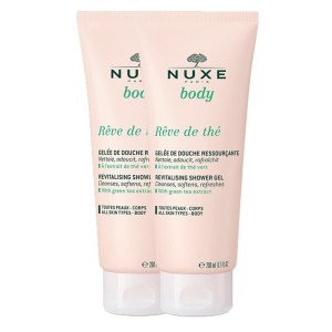 Nuxe Πακέτο Περιποίησης Σώματος Body Reve de The Revitalising Shower Gel Αναζωογονητικό Αφρόλουτρο 1+1 Δώρο, 400ml