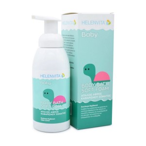 Helenvita Baby Βody Bath Soft Foam Ήπιος Αφρός Καθαρισμού, 400ml