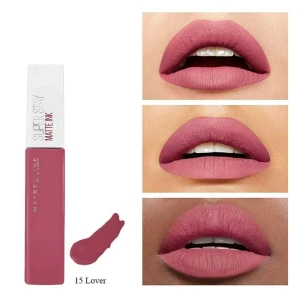 Maybelline Superstay Matte Ink Liquid Lipstick Ματ Κραγιόν 15 Lover, 5ml