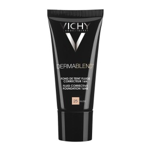 Vichy Dermablend Fluid Make-up 25 Nude Υγρό Μέικαπ για Υψηλή Κάλυψη Μεγάλη Διάρκεια και Φυσικό Αποτέλεσμα, 30ml