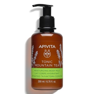 Apivita Tonic Mountain Tea Ενυδατικό Γαλάκτωμα Σώματος, 200ml	