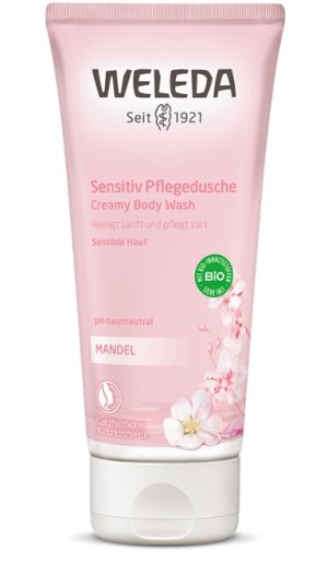 Weleda Sensitive Creme de Douche Κρεμοντούς Αμύγδαλο για Ευαίσθητο Δέρμα με Ουδέτερο pH, 200ml