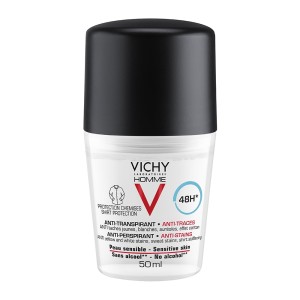 Vichy Homme Deo Anti-Stains 48h Ανδρικό Αποσμητικό Ενάντια στα Σημάδια, 50ml
