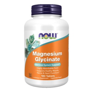 Now Foods Magnesium Glycinate Μαγνήσιο, 180tablets