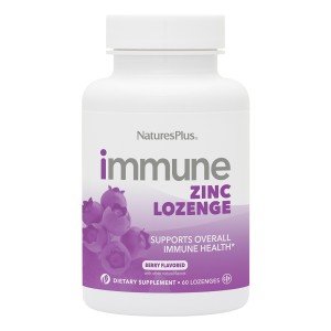 Natures Plus Immune Zinc Lozenge, 60 παστίλιες