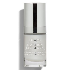Apivita 5 Action Eye Serum Καινοτόμος Ορός Ματιών Εντατικής Ενυδάτωσης & Αντιγήρανσης με Λευκό Κρίνο, 15ml