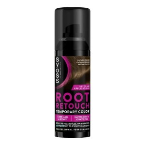 [E] Syoss Root Retoucher Spray Προσωρινής Κάλυψης Καστανό Σκούρο, 120ml