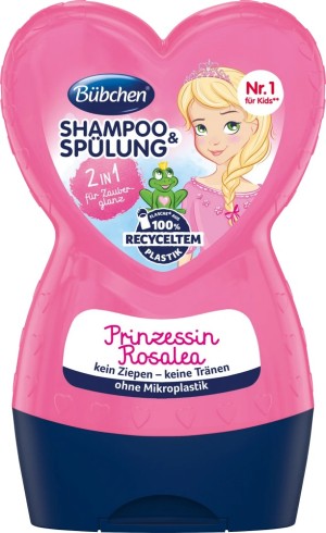 Bübchen Παιδικό Σαμπουάν & Μαλακτικό 2 σε 1 Princess Rosalea, 230ml