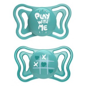 Chicco Physio FormaΣετ Πιπίλες Για Τη Νύχτα  Light Blue 16-36m, 2τμχ