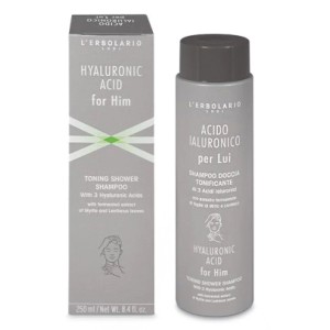 Lerbolario Acido Ialuronico Aνδρικό Σαμπουάν-Αφρόλουτρο, 250ml