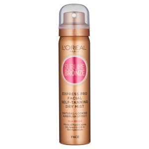 LOreal Paris Sublime Bronze Express Self Tanning Facial Mist, 75ml
