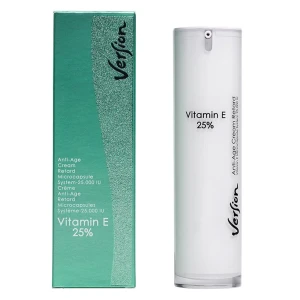 Version Derma Vitamin E 25% Μοναδική Αντιγηραντική Κρέμα με Υψηλή Περιεκτικότητα σε Βιταμίνη Ε, 50ml