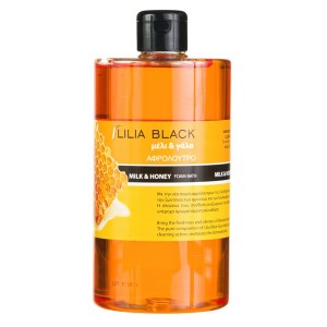 LILIA BLACK ΑΦΡΟΛΟΥΤΡΟ 800ml - (ΜΕΛΙ ΚΑΙ ΓΑΛΑ)