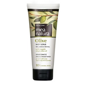 Farcom Mea Natura Olive Scrub Σώματος Ευεξία & Αναζωογόνηση, 200ml