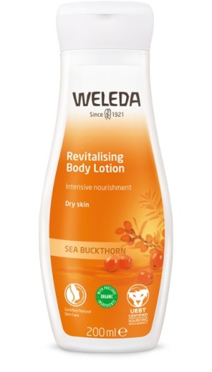 Weleda Revitalising Body Lotion Γαλάκτωμα Σώματος Ιπποφαές, 200ml