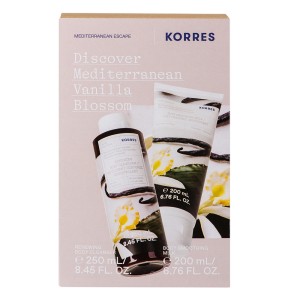 Korres  Άνθη Βανίλιας Αφρόλουτρο, 250ml & Ενυδατικό Γαλάκτωμα Σώματος, 200ml