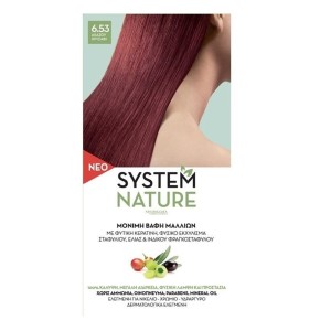 System Nature Βαφή Μαλλιών 6.53 Ακαζού Χρυσαφί, 60ml