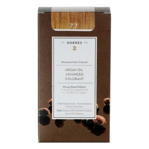 Korres Argan Oil Advanced Colorant Μόνιμη Βαφή Μαλλιών 7.7 Μόκα, 50ml