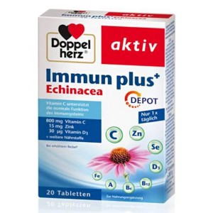 Doppelherz Immun Plus+ Echinacea, 20 δίσκια
