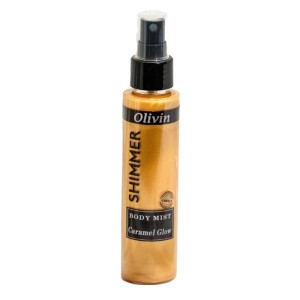 Olivin Shimmer Ενυδατικό Body Mist Caramel Glow με Γλυκό Άρωμα Καραμέλας, 100ml