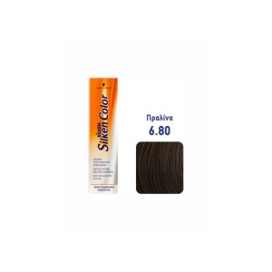 Rilken Silken Color Βαφή Μαλλιών 6.80 Πραλίνα, 60ml