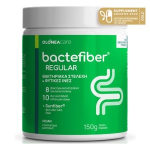 Olonea Bactefiber Regular για τη Δυσκοιλιότητα με Προβιοτικά & Φυτικές Ίνες, 150g