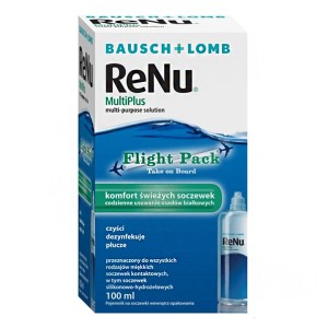 Bausch & Lomb Promo ReNu Multiplus Διάλυμα Καθαρισμού Φακών Επαφής Πολλαπλών Χρήσεων & Θήκη Φακών, 100ml