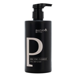 Panthenol Extra Men 3 in 1 Cleanser Αφρόλουτρο & Σαμπουάν για Πρόσωπο, Σώμα & Μαλλιά, 500ml