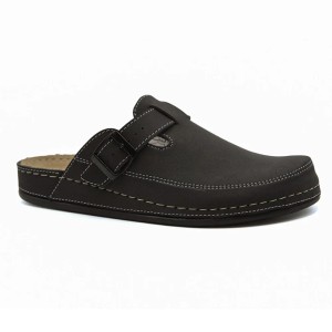 Comfort Way Αντρικές Ανατομικές Παντόφλες Μαύρες, 1ζευγάρι