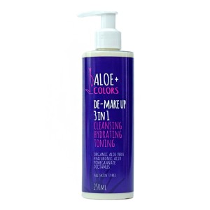 Aloe Colors De-Make up 3 in 1 Γαλάκτωμα Ντεμακιγιάζ 3 σε 1, 250ml