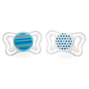 Chicco Πιπίλα Physio Light Αλεπού & Αστέρια 6-16m, 2τμχ