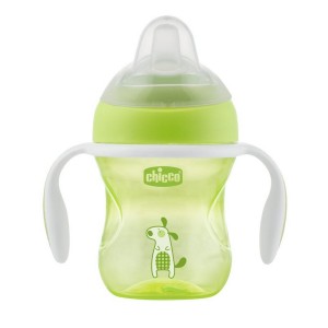Chicco Transition Cup 4m+ Για Εύκολη Μετάβαση σε Ποτήρι Πράσινο, 200ml