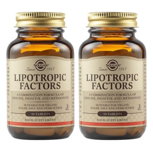 Solgar Πακέτο Lipotropic Factors Συμπλήρωμα Διατροφής για το Μεταβολισμό του Λίπους & τον Έλεγχο του Βάρους, 100tabs