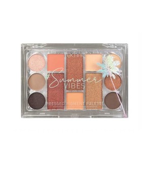 Technic Cosmetics Pressed Pigment Palette Summer Vibes Παλέτα Σκιών 12 Αποχρώσεων, 1 τμχ