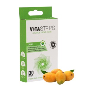 Vitastrips Calm  Συμπλήρωμα Διατροφής για Ηρεμία και Χαλάρωση, 30τμχ