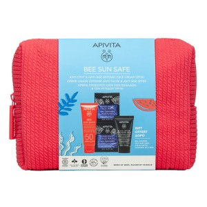 Apivita Promo Bee Sun Safe Κρέμα Προσώπου Κατά των Πανάδων & των Ρυτίδων SPF50 50ml & ΔΩΡΟ mini Μαύρο Gel Καθαρισμού + Μάσκα Προσώπου Θαλάσσια Λεβάντα, 1σετ