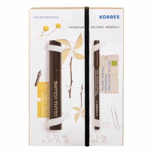 Korres Volcanic Minerals Μάσκαρα 11ml & Μολύβι Ματιών 1.2g, 1σετ